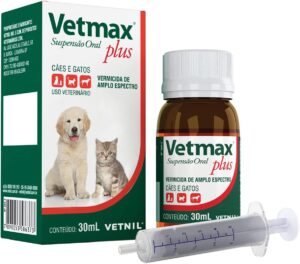 vermifugo vetnil 30ml caes e gatos